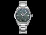 Omega 41*13.5MM 904L Steel Super-LumiNova Coating Stainless Steel Strap Green Dial Men Mechanical Watch